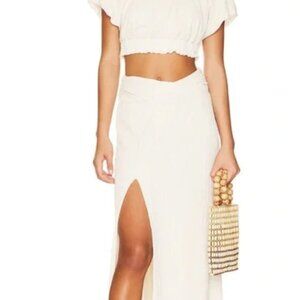 FREE PEOPLE Tovah two piece in cream Size XS BNWT